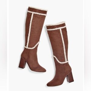 NWOT JUSTFAB Tall Heeled Boots Size 8.5